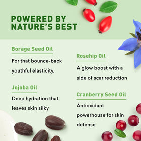 Just Nutritive label closeup listing botanical ingredients and vitamins