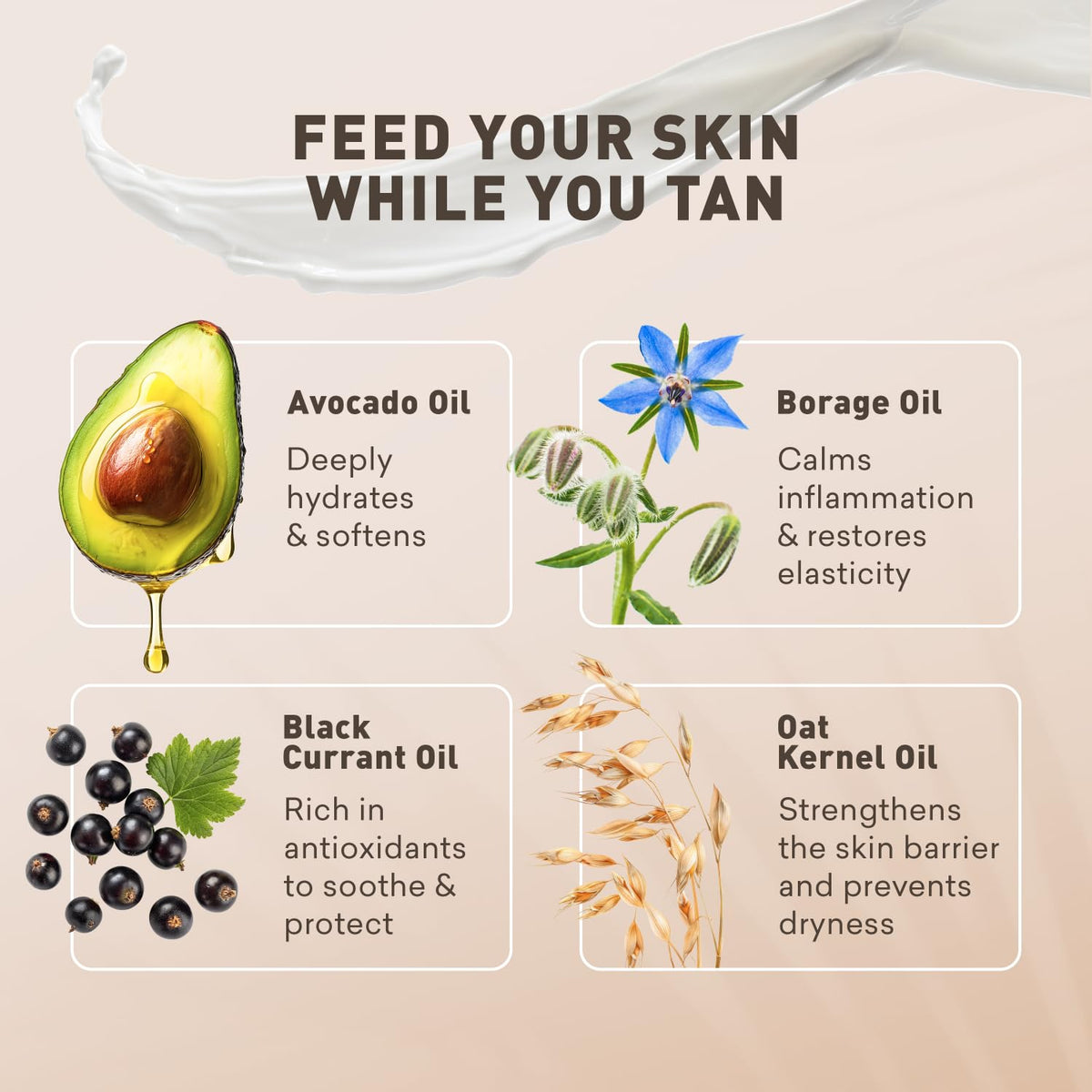 Just Nutritive lifestyle model with bronzed skin and hydrated glow
