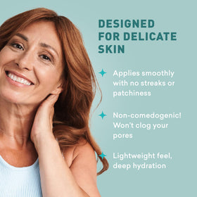 Just Nutritive blending on neck to show seamless color transition and natural look