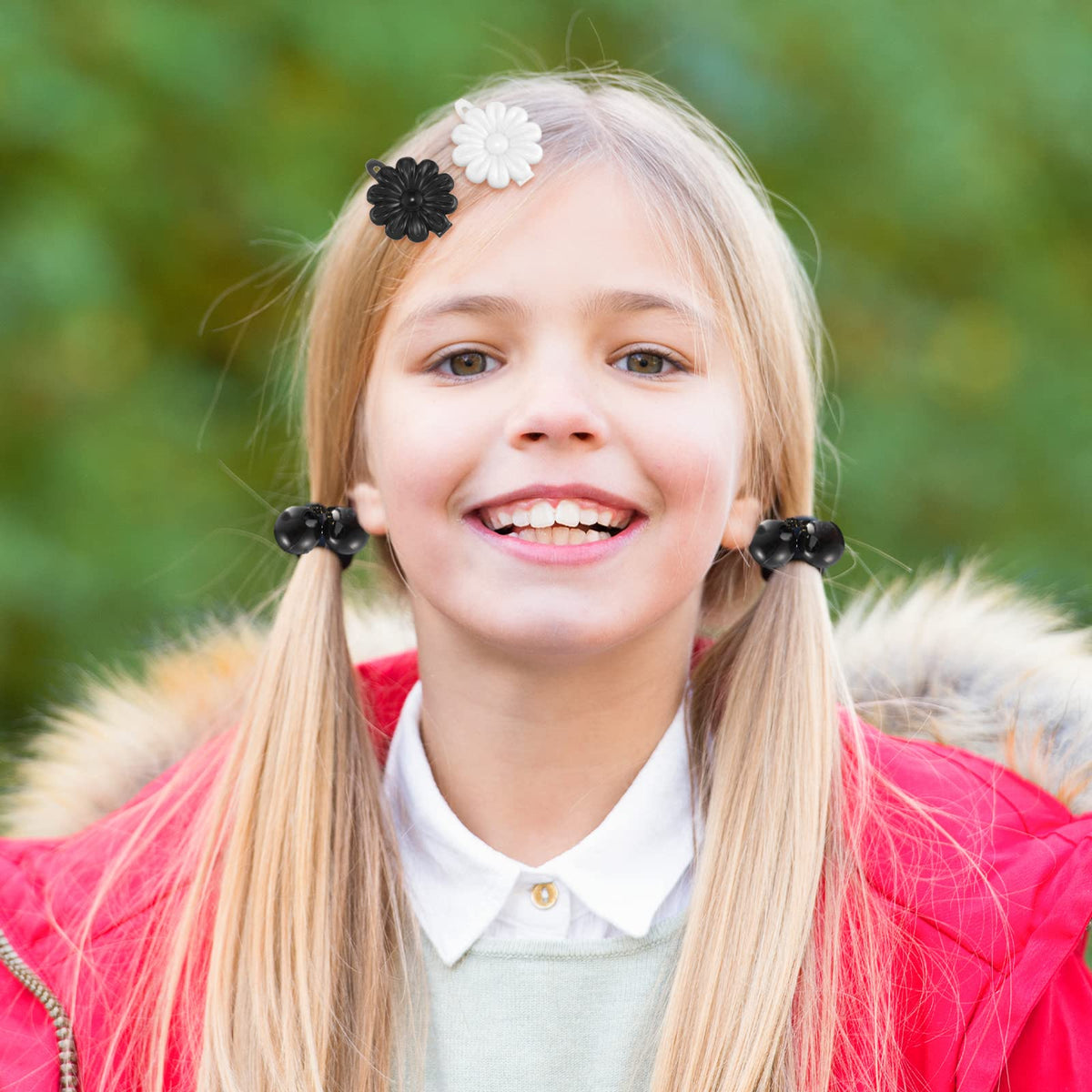 Jutom accessories worn at a kids' party adding playful, photo-ready flair