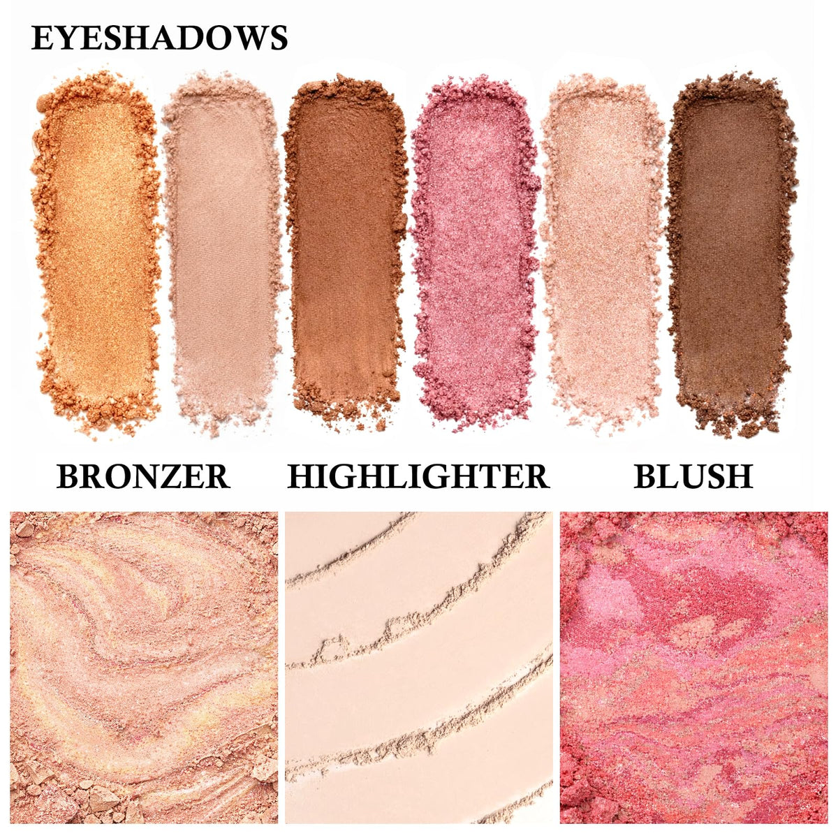 Jutqut brushes beside palette demonstrating quick application tools