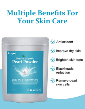 Close-up of Jutqut powder texture highlighting fine grind for smooth DIY mask mixing