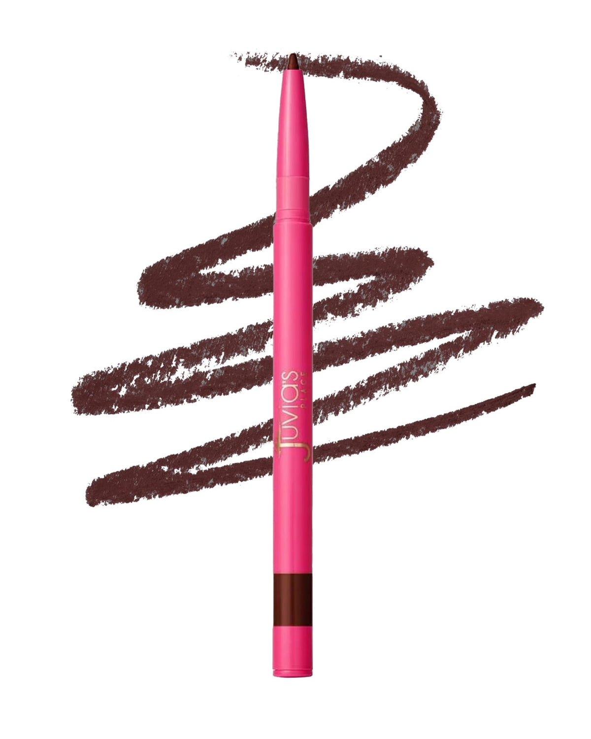 Juvia's Place front packaging showing Brownie shade and compact design benefit