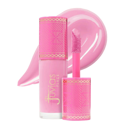 Juvia's Place front packaging shows blush tube and shade for easy identification
