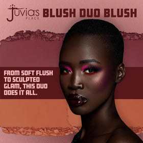 Juvia's Place close-up of powder texture showing finely milled, blendable pigment
