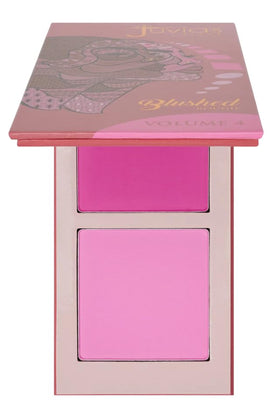 Juvia's Place compact front view showing two complementary blush shades for easy selection