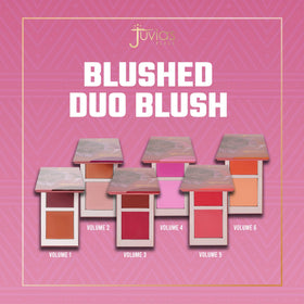 Juvia's Place open pan revealing dual tones and compact packaging for travel convenience