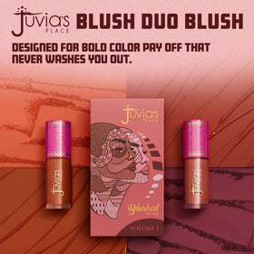 Juvia's Place product packaging and label highlighting brand and shade information