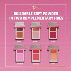 Juvia's Place arm swatches demonstrating buildable pigment and natural payoff