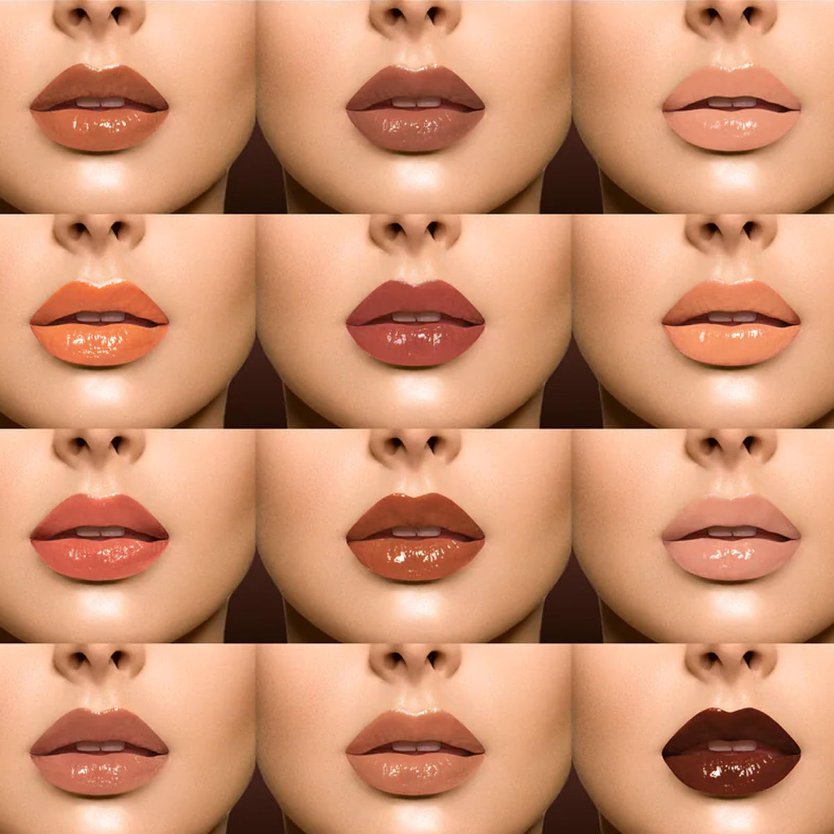 Juvia's Place layered over lipstick showing enhanced depth and moisture benefit