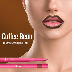 Juvia's Place Coffee Bean on lips lifestyle showing natural definition