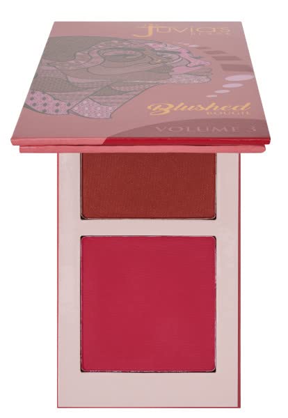 Juvia's Place compact front view showing dual shades and portable design benefit