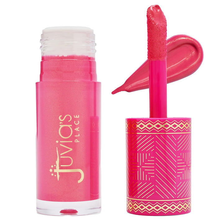 Juvia's Place front packaging showing Pink Lady Glow and color payoff