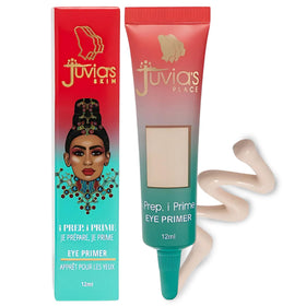 Juvia's Place primer front packaging showing clean label and shade for consistent application benefit