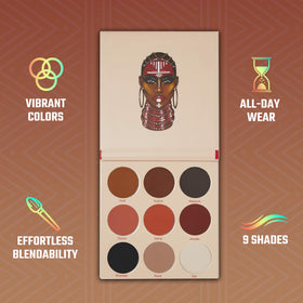 Juvia's Place swatches on skin showing texture and strong color payoff for quick reference