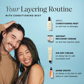 JVN bottle on bathroom shelf suggesting daily routine integration