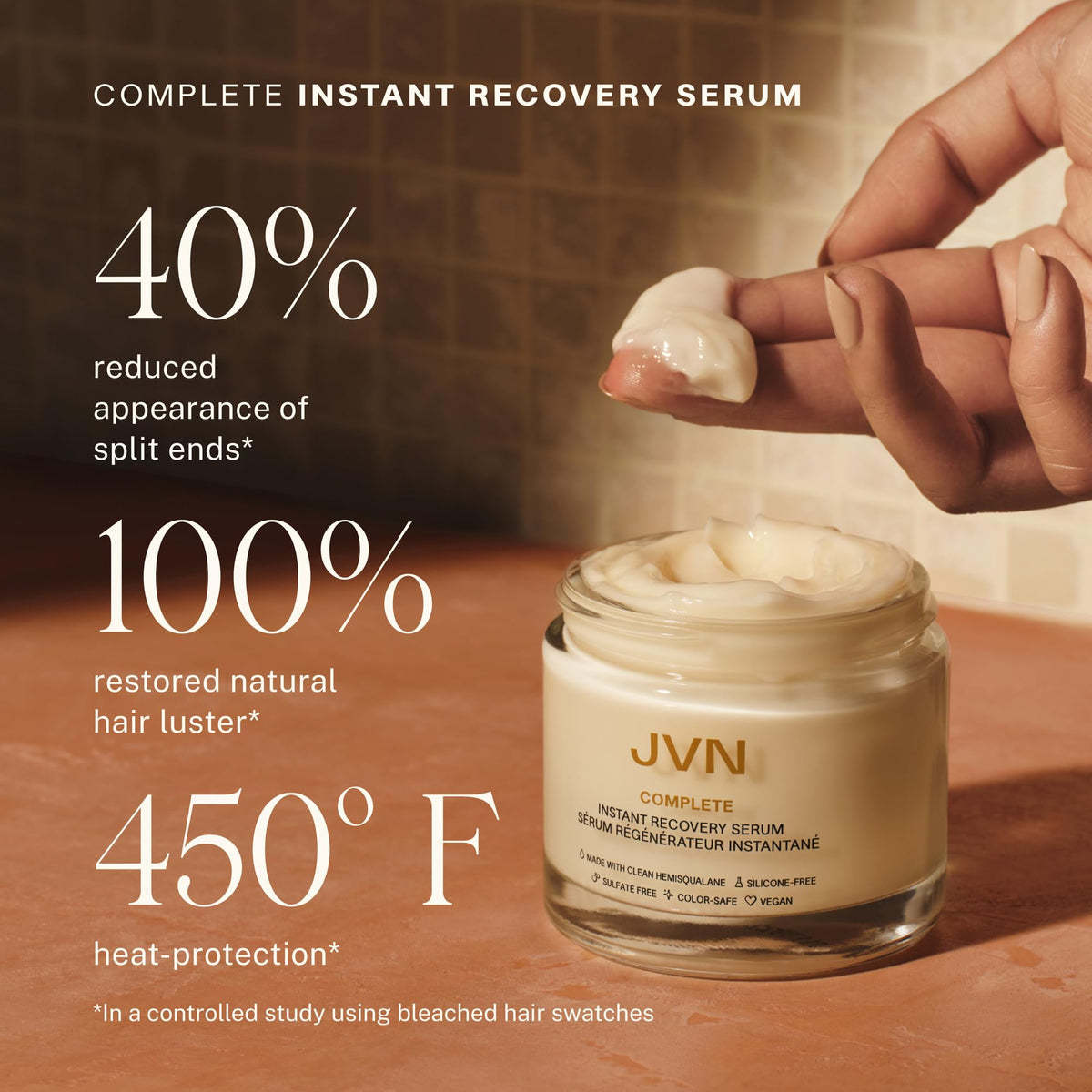 JVN products inside a small travel kit bag for on-the-go styling ease