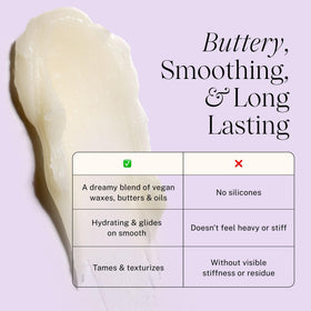 JVN butters waxes and oils ingredients emphasizing nourishment