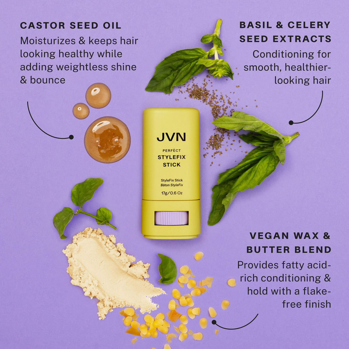JVN stick tucked in a purse highlighting travel-friendly convenience