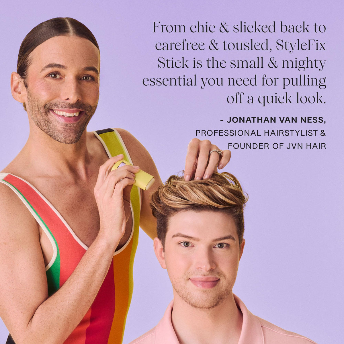 JVN stick close-up texture demonstrating smooth wax glide and control