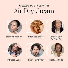 JVN arranged travel-sized bottles demonstrating portable hair routine convenience