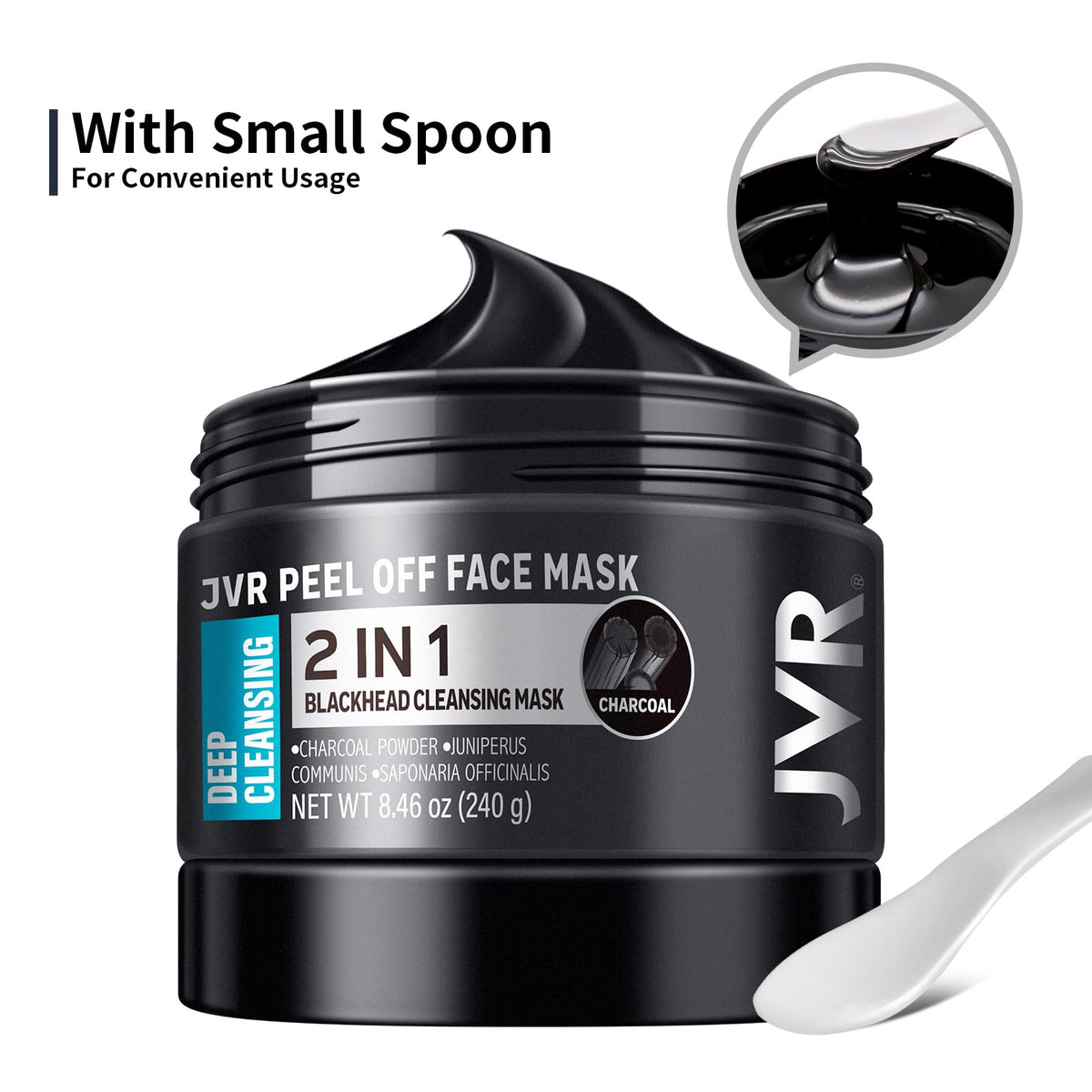 JVR jar beside towel in bathroom setting, routine-refreshing benefit