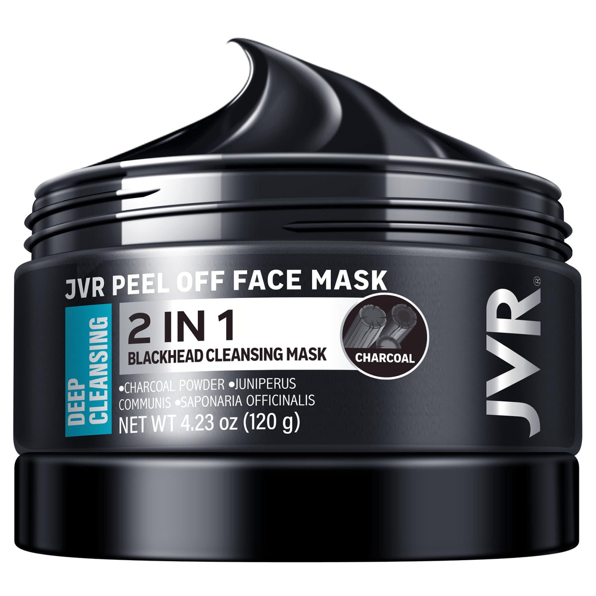 JVR front packaging jar showing product label and 4.23 oz size benefit