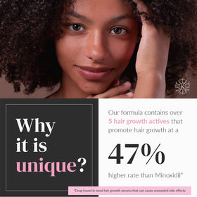 K Kerotin scalp application in use demonstrating easy daily massage benefit