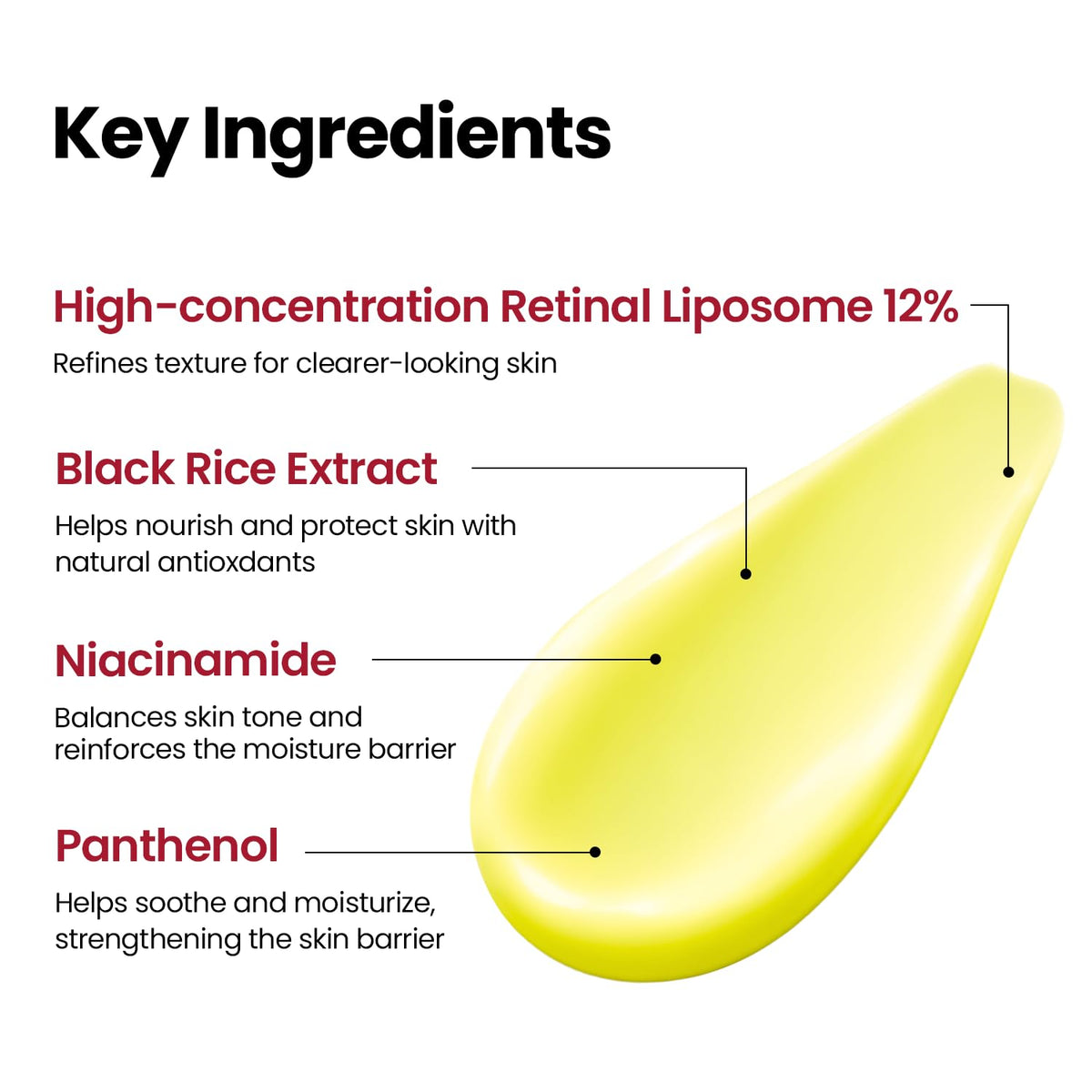 K-SECRET label close-up listing ingredients for transparency and safety