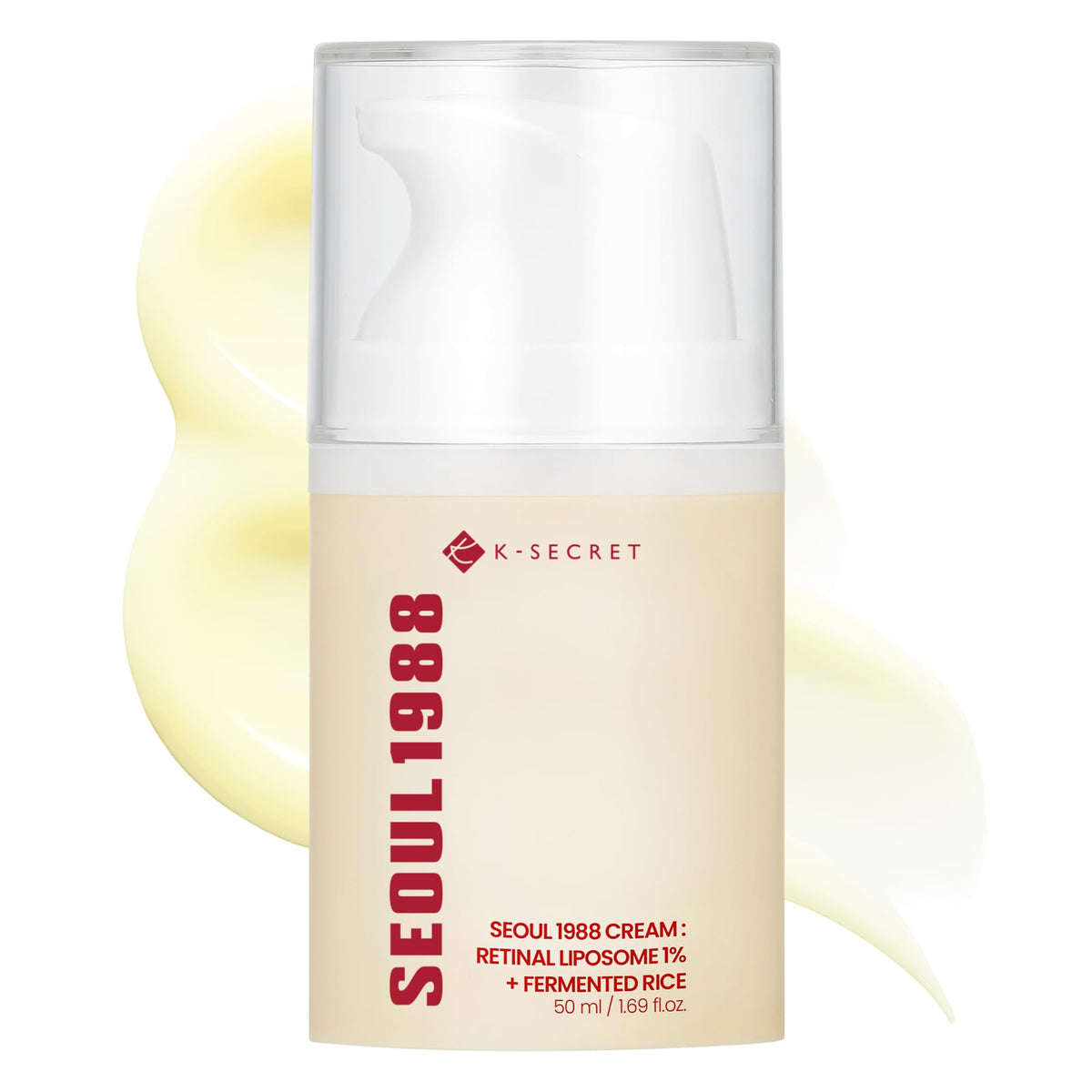 K-SECRET front packaging showing product and clear benefit of targeted nighttime care