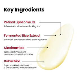 K-SECRET product label with ingredient list and stability-focused liposome benefit