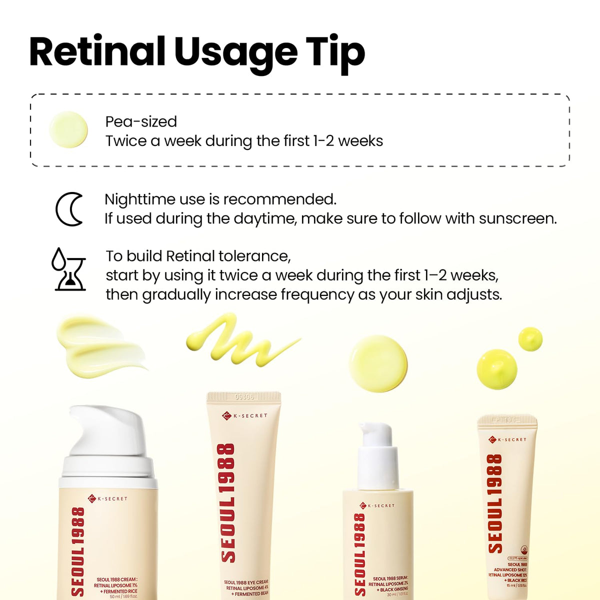K-SECRET 50ml jar next to common item to show size and travel-friendly benefit