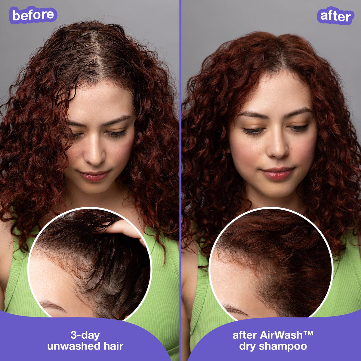 K18 AirWash texture shot highlighting translucent microbeads that absorb oil