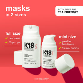 K18 creamy mask texture detail demonstrating concentration and smooth spread