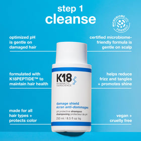 K18 conditioner creamy texture closeup for smooth detangling