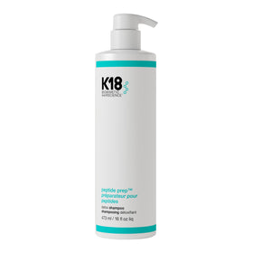 K18 bottle front view showing label and benefits