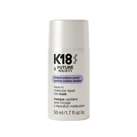 K18 front packaging showing limited-edition bottle and branding benefits