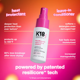 K18 mist spraying from nozzle demonstrating even coverage and quick application benefit