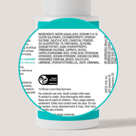 K18 shampoo on bathroom shelf conveying daily-care convenience