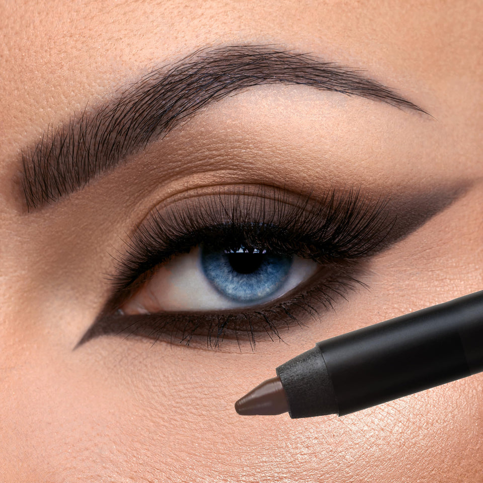 K7L brown eyeliner front packaging showing brand and shade for easy selection