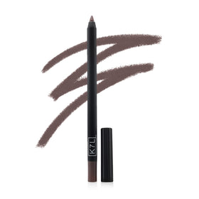 K7L brown eyeliner swatch on skin showing rich pigment and blendability