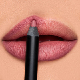 K7L dark pink lipliner front packaging showing shade and finish benefits