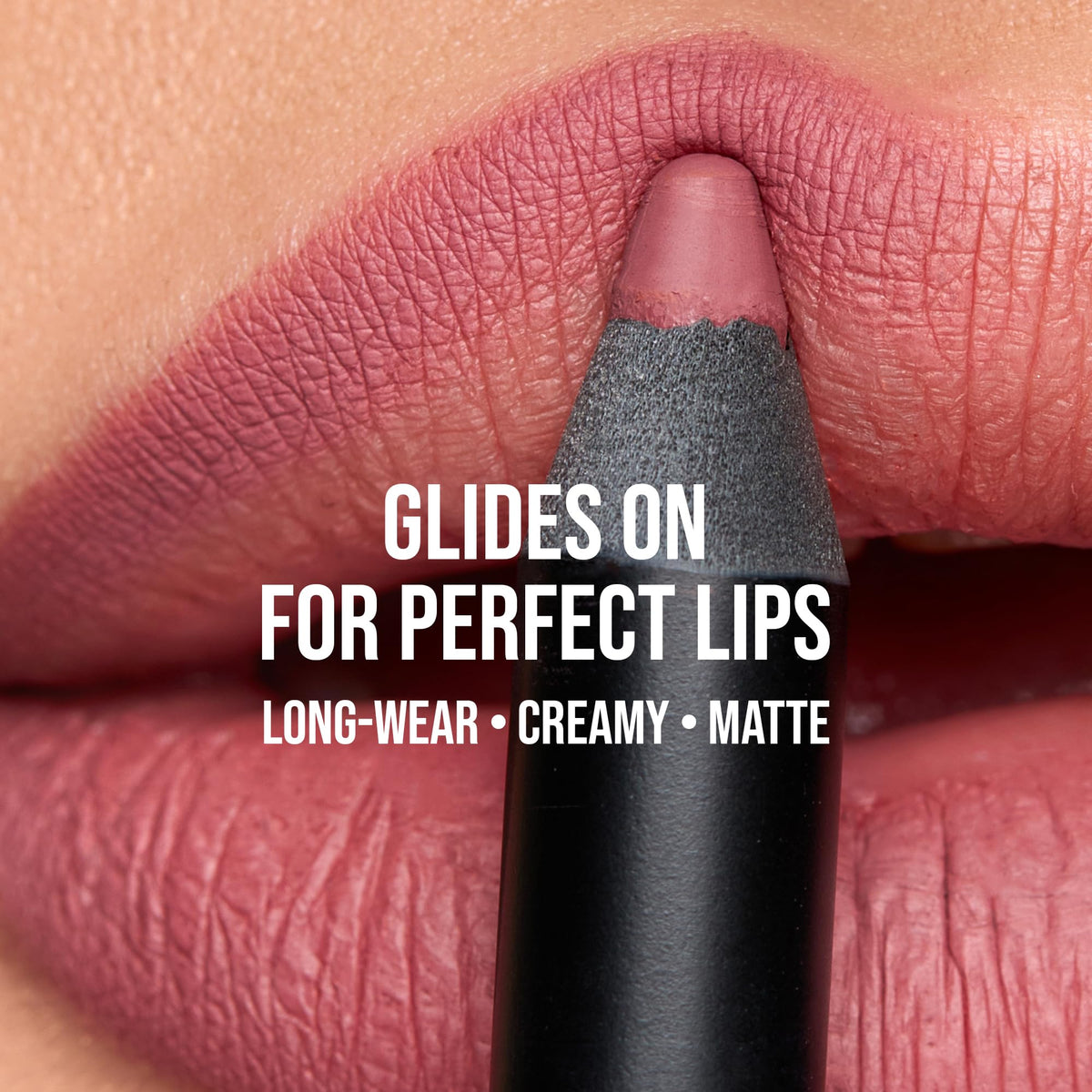 K7L lipliner in use applied to lips demonstrating precise definition benefit