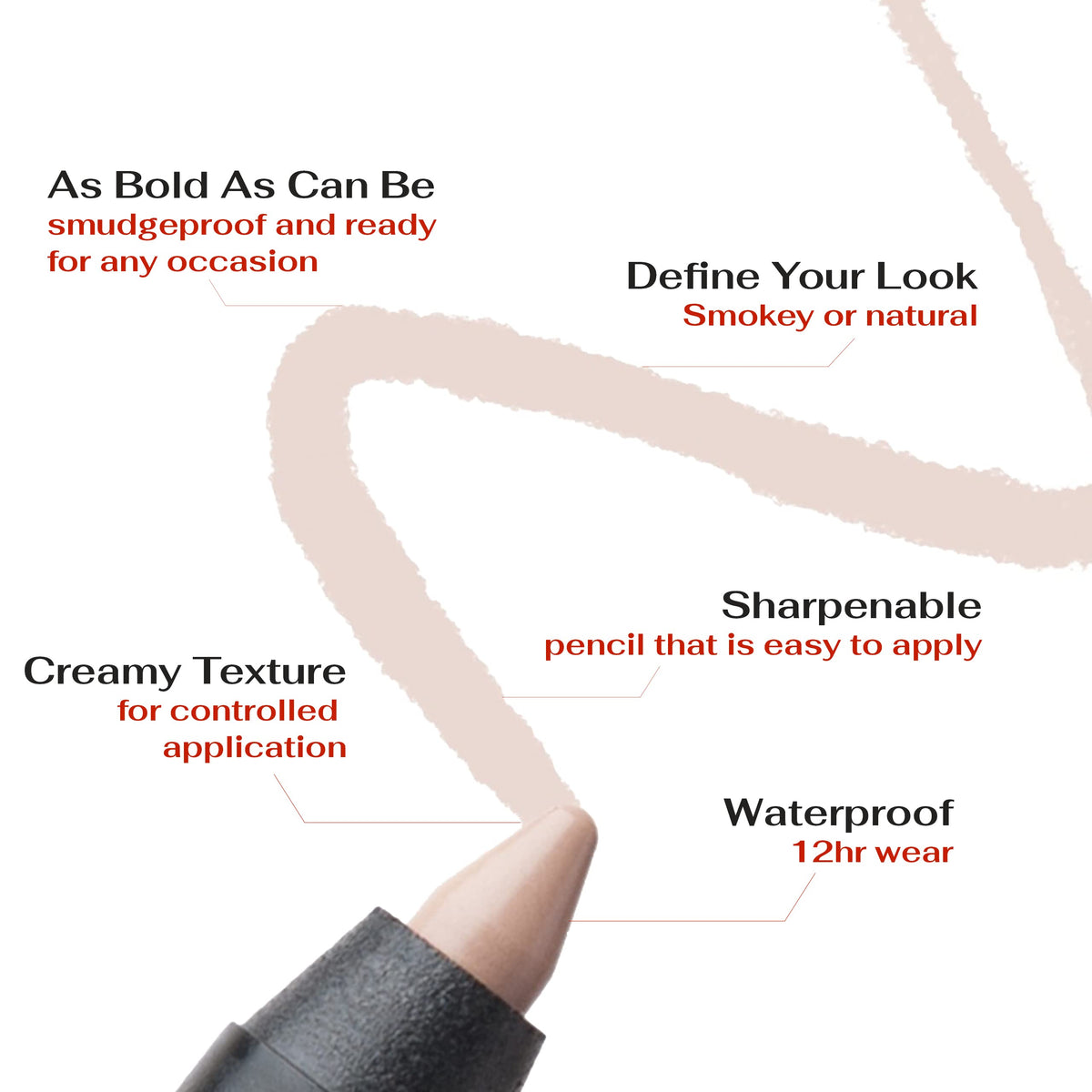 K7L creamy texture swatched on skin showing smooth glide