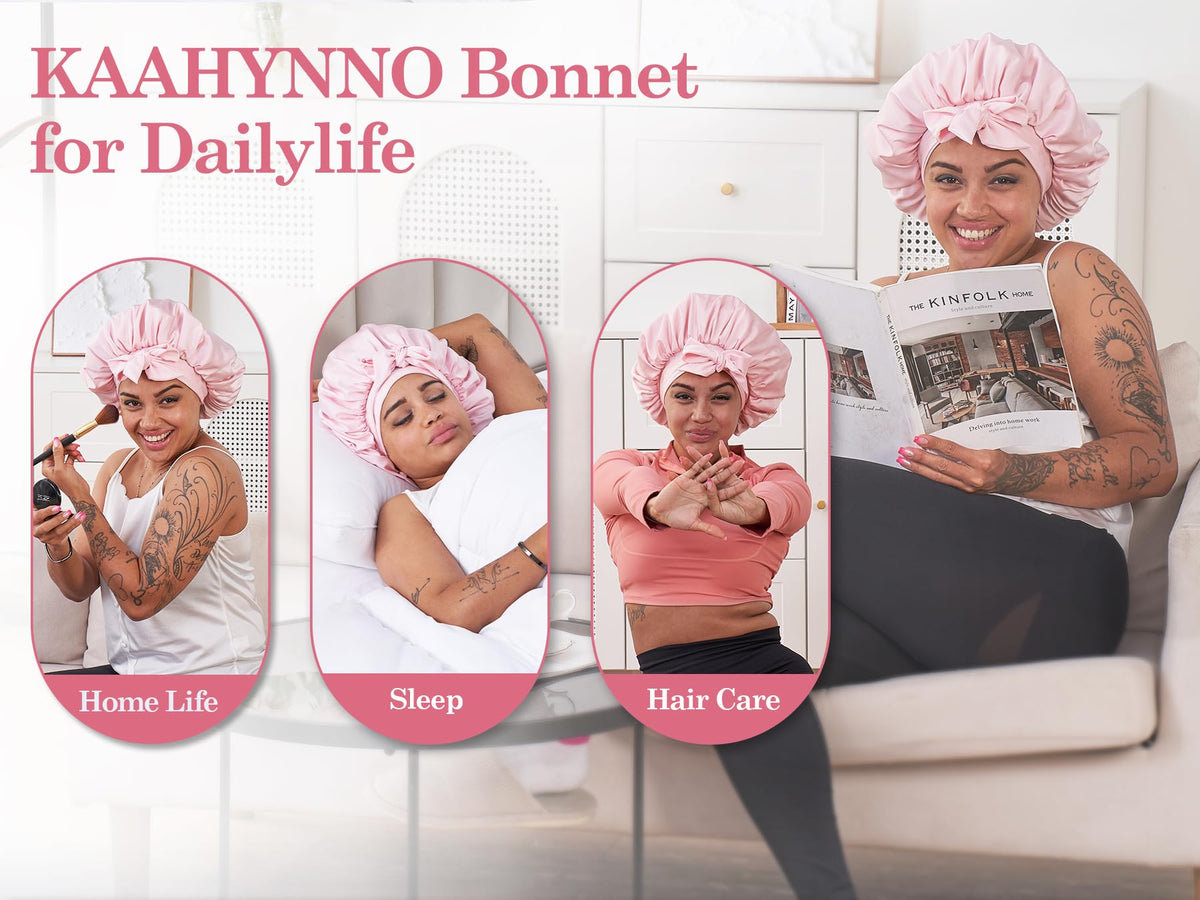 KAAHYNNO size scale showing head circumference range for correct fit