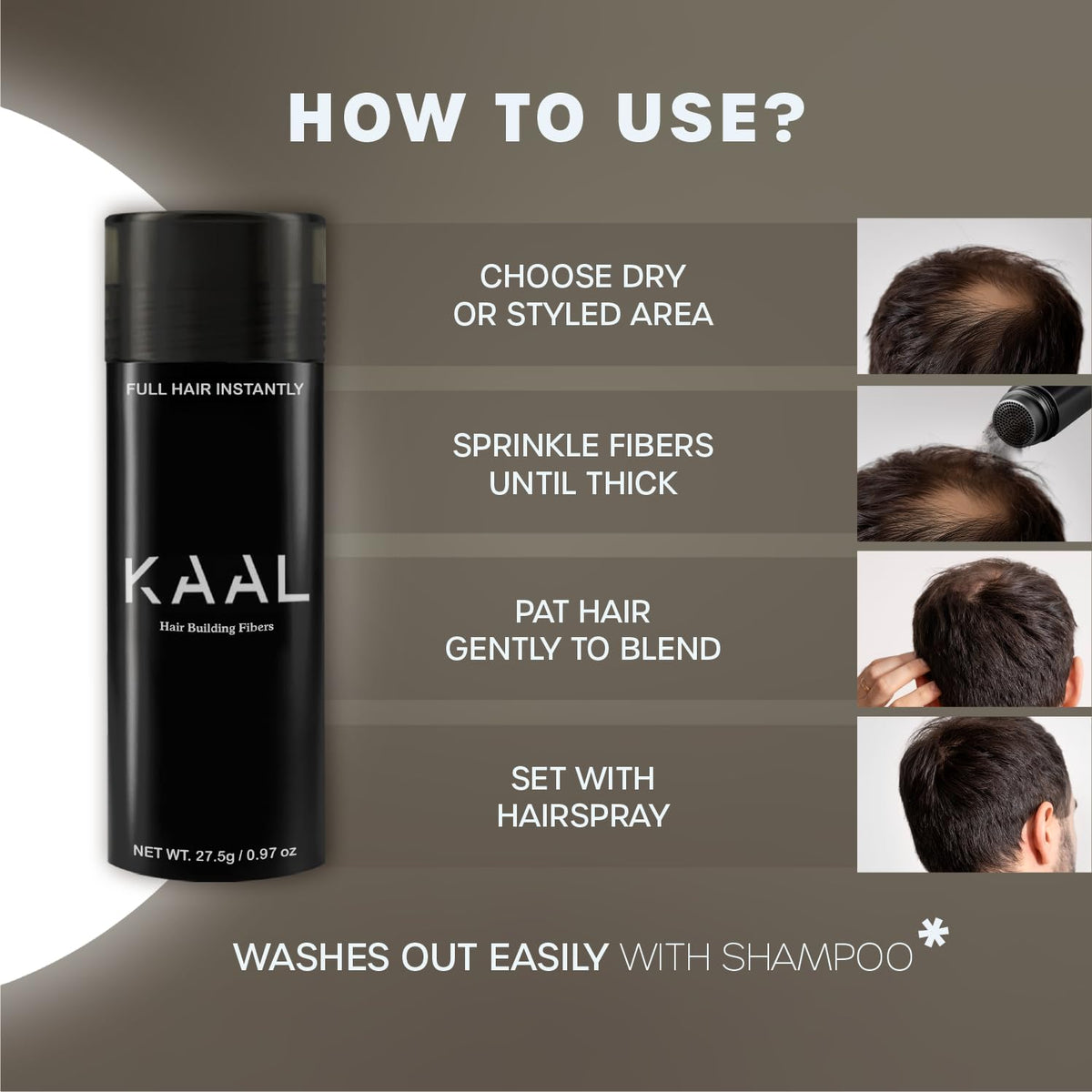 KAAL lifestyle shot ready to use before going out, boosting appearance and confidence