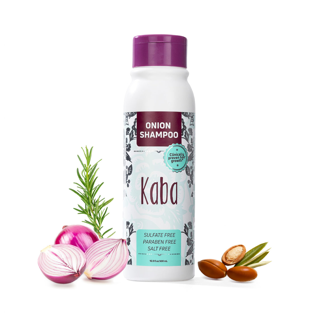 Kaba front packaging shows 500 ml bottle and clear product benefits