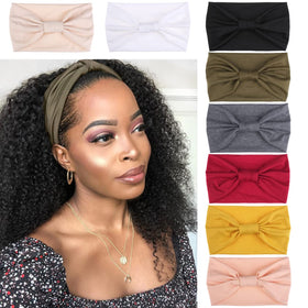 Kachanaa front view of 8-pack headbands showing variety and convenience