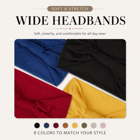 Kachanaa headband next to ruler showing size and adjustable stretch