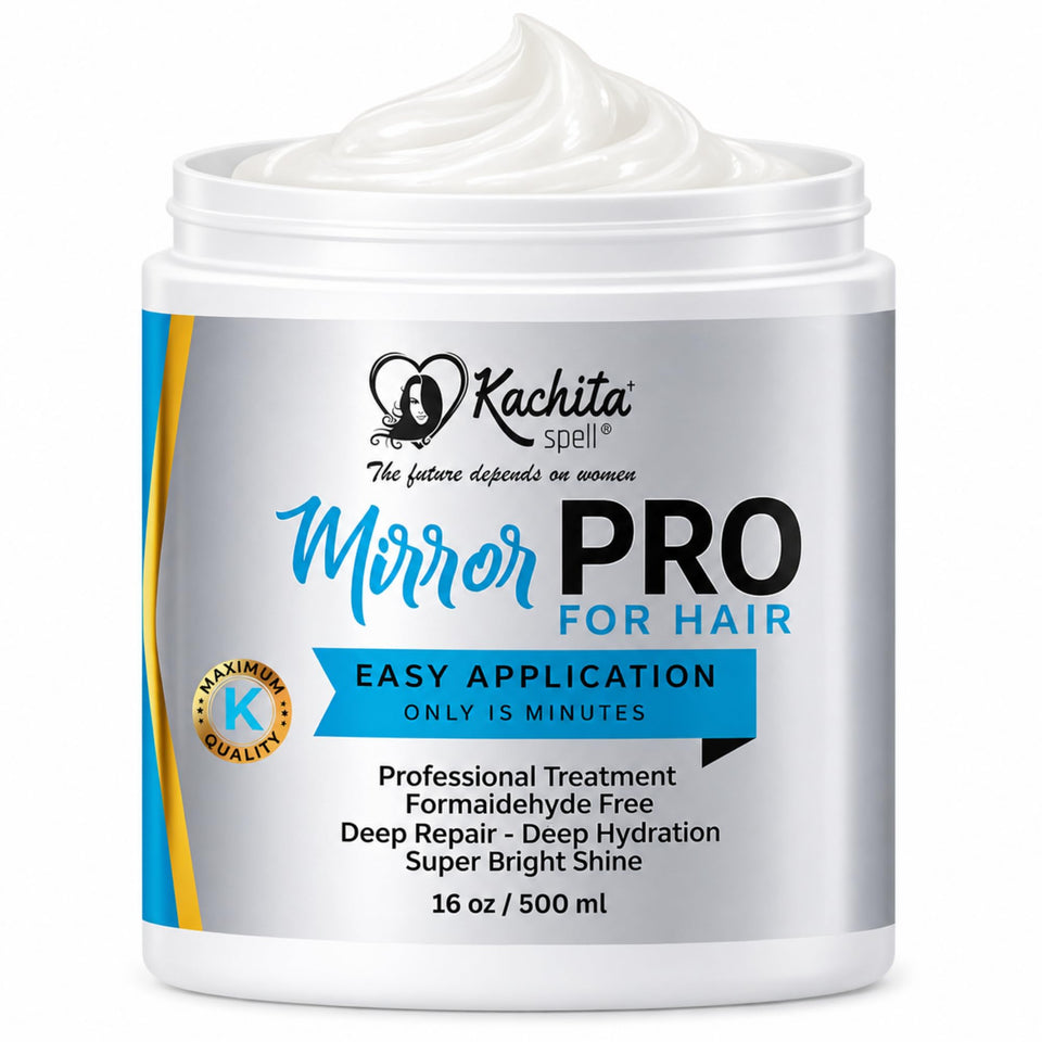 Kachita Spell jar front view showing professional deep conditioner benefit